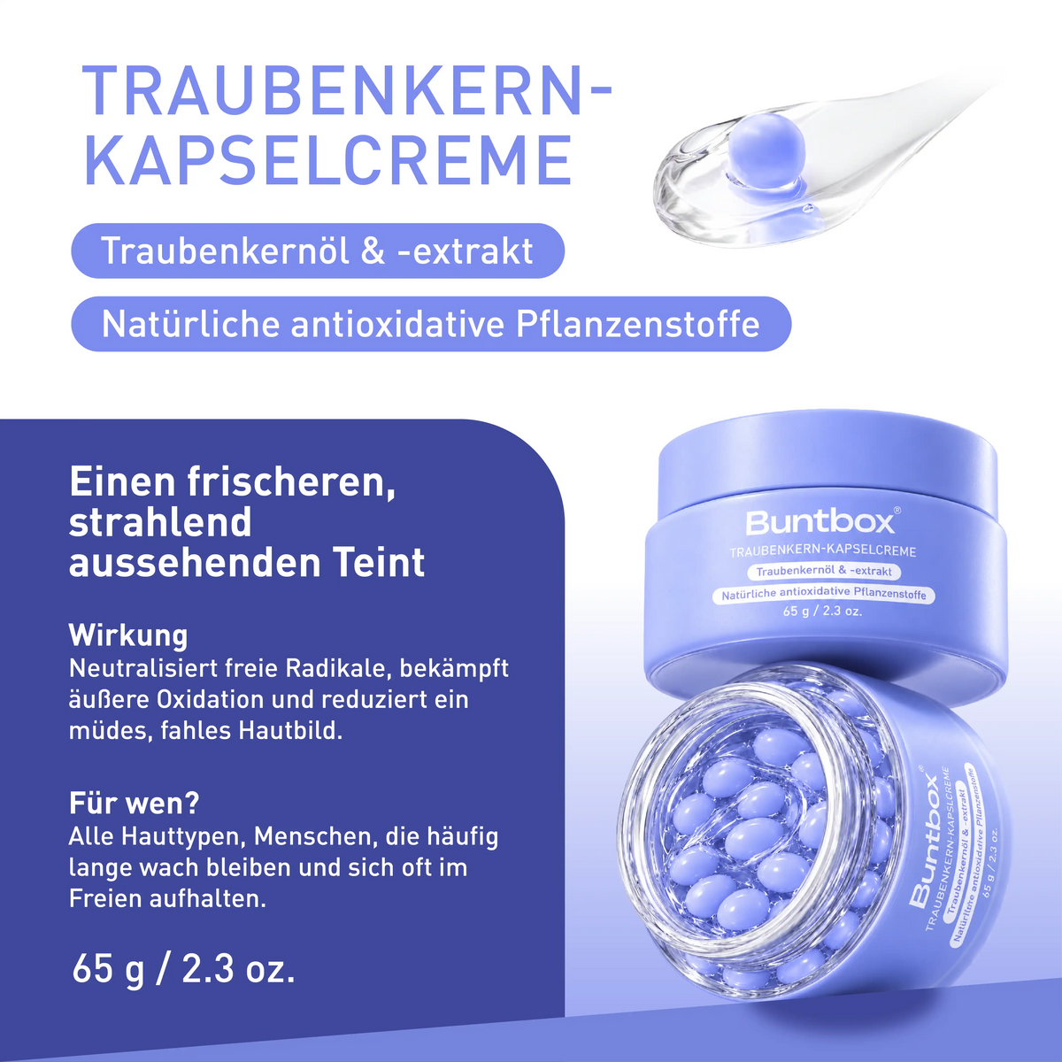 Traubenkern-Kapselcreme