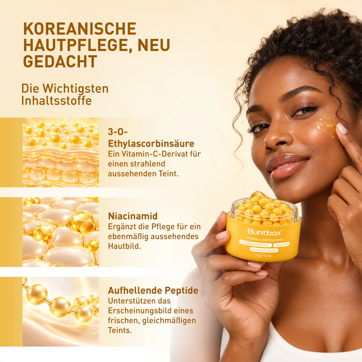 Aufhellende Vitamin-C-Creme