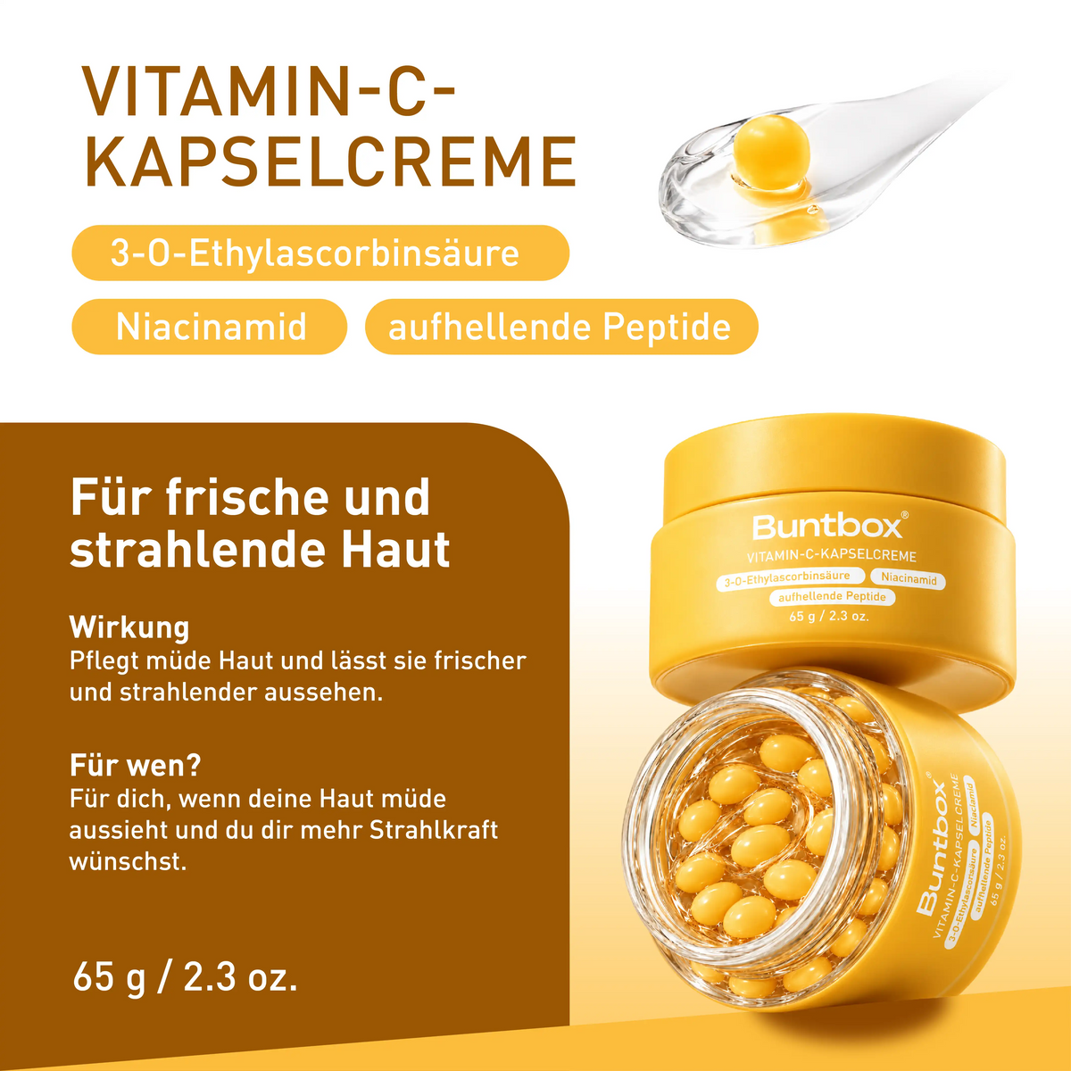 Aufhellende Vitamin-C-Creme